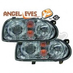 phares design, chrome, avec clign., régl. électr., Look Golf 4    GOLF 3