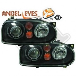 phares design, noir, avec clign., régl. électr., Look Golf 4,     GOLF 3