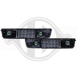 phare anti-brouillard, set, noir, LED, clign.        GOLF,