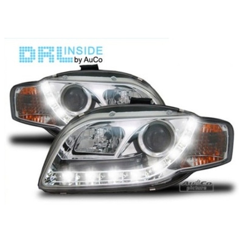Projecteurs  avec Feux Diurnes  Audi A4 (B7)