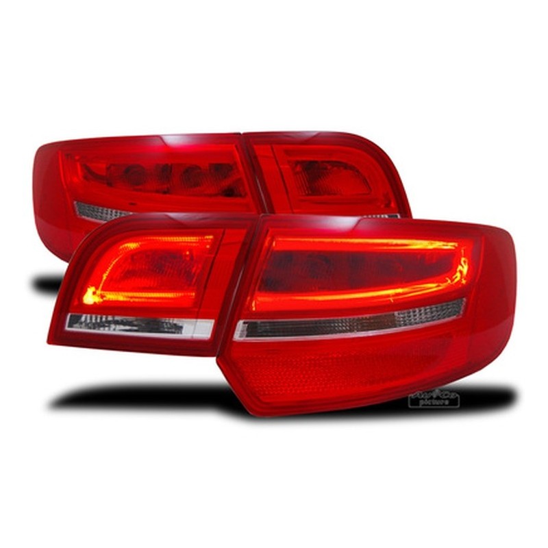 Feux arrière LED Light Tube por AUDI A3 SPORTBACK (8PA)