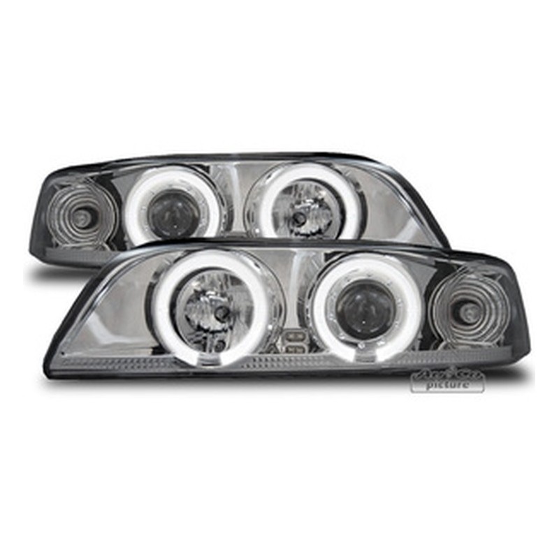 Projecteurs  avec 2 Angel Eyes  BMW E39