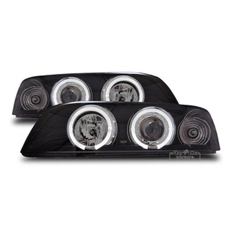 Projecteurs avec 2 Angel Eyes BMW E39