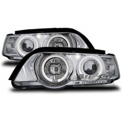 Projecteurs  avec 2 Angel Eyes  BMW E53 / X5