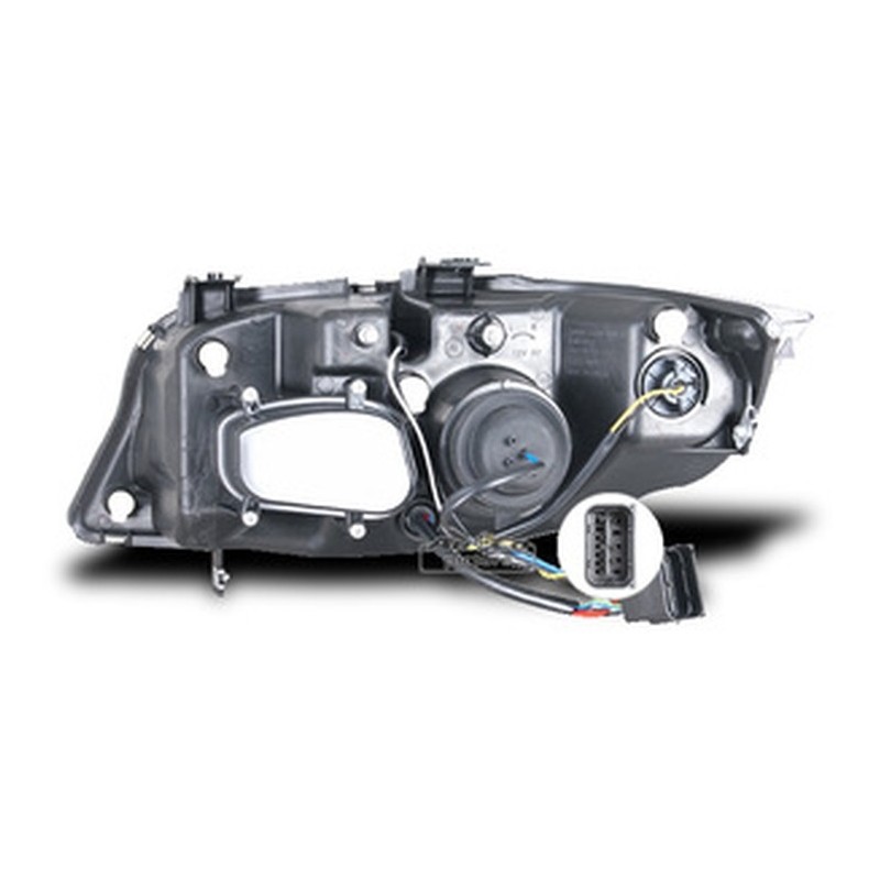 Projecteurs avec 2 Angel Eyes pour BMW 3 SERIE E90 / E91