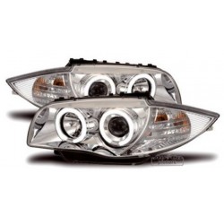Projecteurs avec 2 Angel Eyes pour BMW 1 SERIES E81/E82/E87/E88