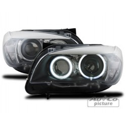 Projecteurs avec LED Angel Eyes pour BMW X1 (E84)