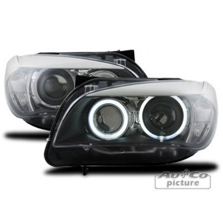 Projecteurs avec LED Angel Eyes pour BMW X1 (E84)