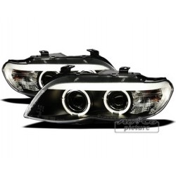 Projecteurs avec 2 Angel Eyes pour BMW X5 E53