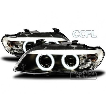 Projecteurs avec 2 CCFL Angel Eyes pour BMW E53 / X5