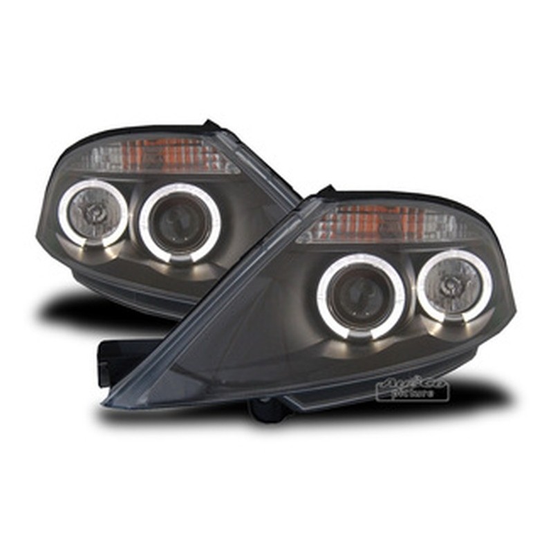 Projecteurs  avec 2 Angel Eyes  Citroen C3
