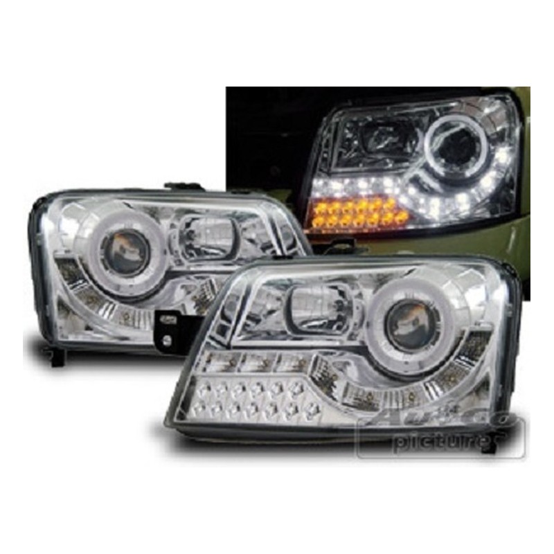 Projecteurs  Optique Feux Diurnes  Fiat Panda (169)