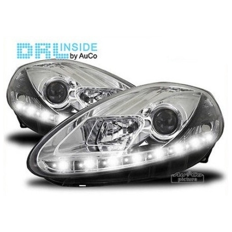 Projecteurs avec Feux Diurnes pour FIAT GRANDE PUNTO (199)