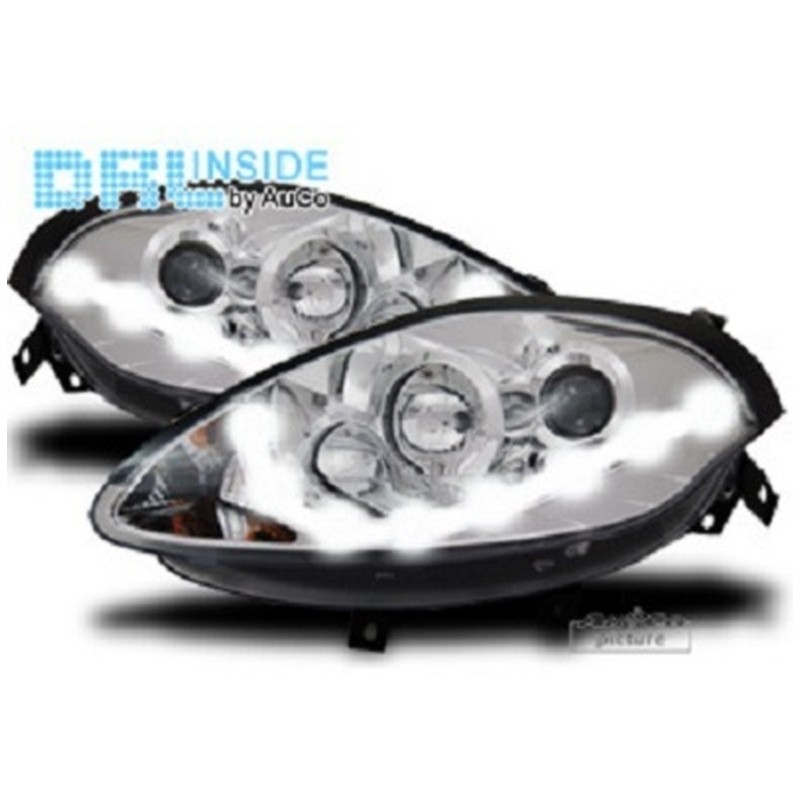 Projecteurs  avec Feux Diurnes  Fiat Bravo (198)