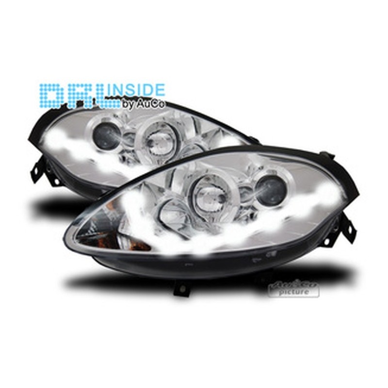 Projecteurs  avec Feux Diurnes  Fiat Bravo (198)
