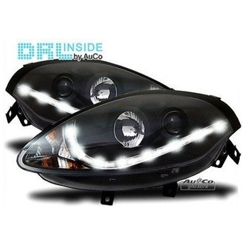 Projecteurs avec Feux Diurnes Fiat Bravo (198) Projecteurs avec Feux Diurnes Fiat Bravo (198)