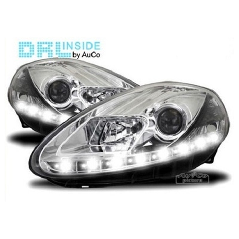 Projecteurs  avec Feux Diurnes  Fiat Punto Evo