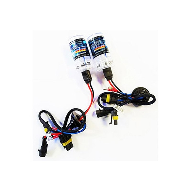 2 x Lampe Xénon  H3 / 8000 K (kelvin)