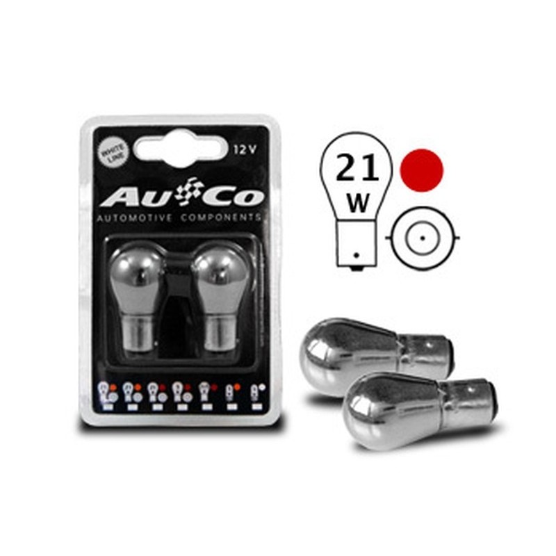 Ampoule chrome  12V 21W Ba15s