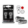 Ampoule chrome 12V 21W Ba15s Ampoule chrome 12V 21W Ba15s