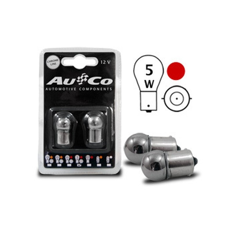 Ampoule chrome  12V 5W Ba15s