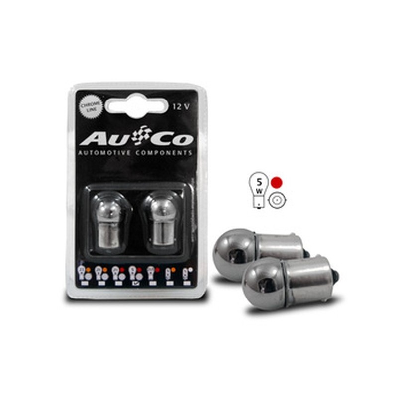 Ampoule chrome  12V 5W Ba15s