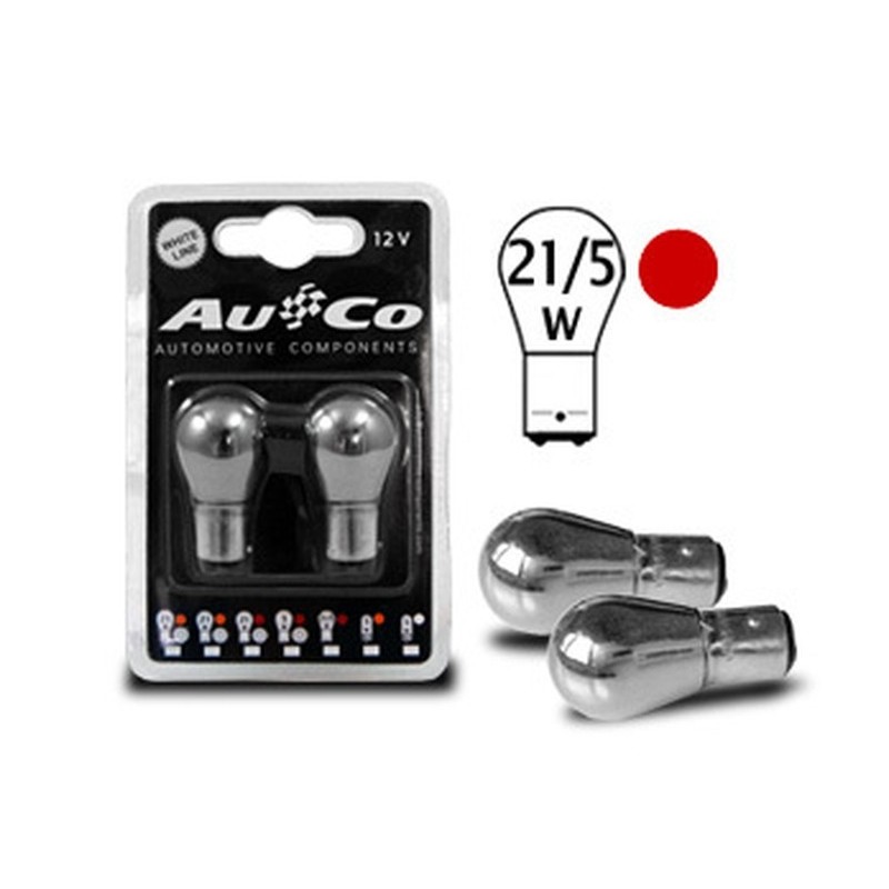 Ampoule chrome  12V 21/5W Bay15d