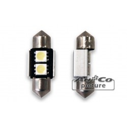 CANBUS LED Ampoule  31mm 12V 2xLEDs