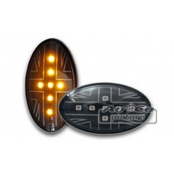 Clignotant de coté LED Mini R50/52/53 Union Jack Design