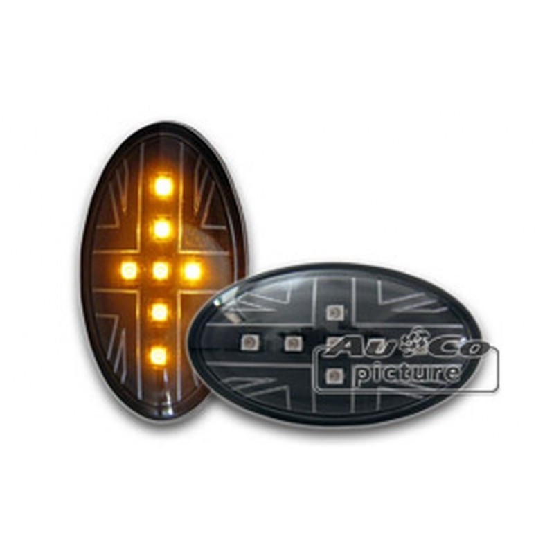 Clignotant de coté LED Mini R50/52/53 Union Jack Design