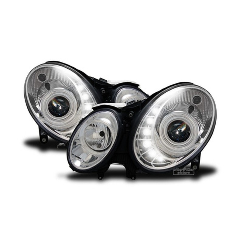 Projecteurs Optique Feux Diurnes de AuCo pour MB E-Klasse (W211 FL)