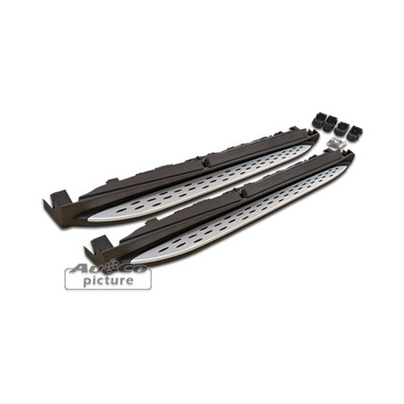Marche-pieds en aluminium de AuCo pour Mercedes ML W166