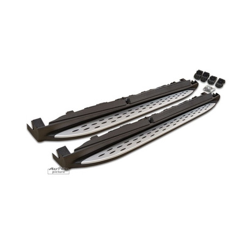 Marche-pieds en aluminium de AuCo pour Mercedes ML W166