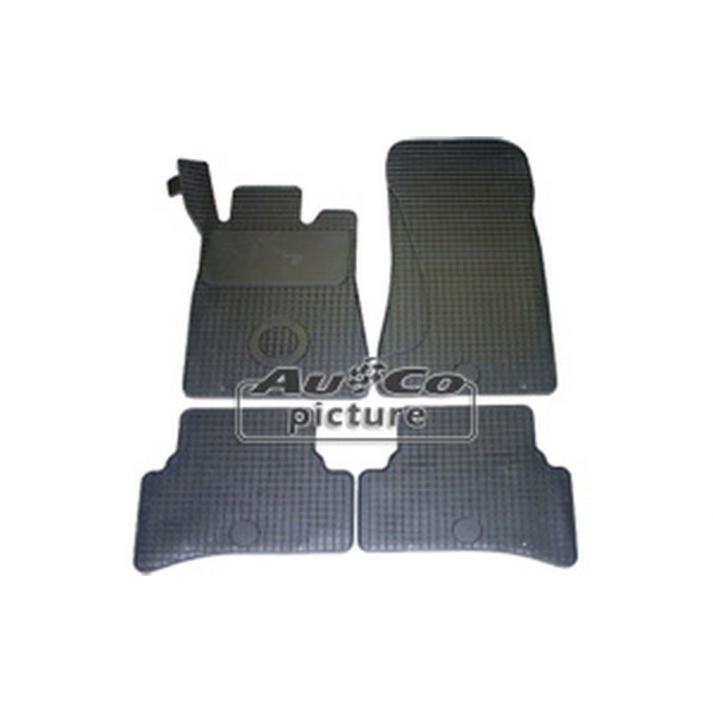 Tapis de sol en Caoutchouc de AuCo pour Mercedes Classe C (W203)