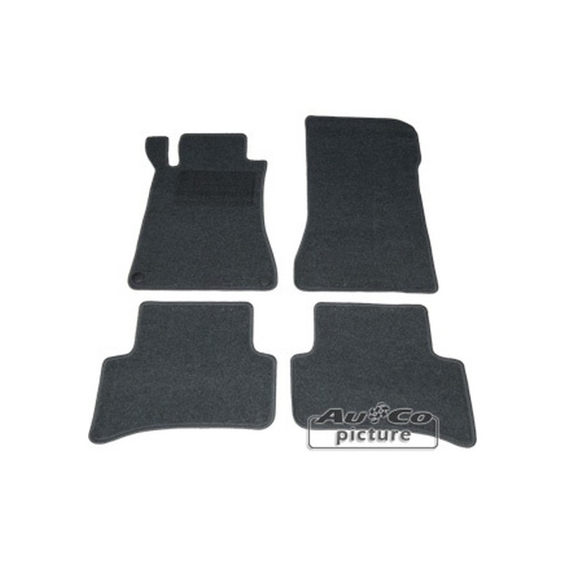 Tapis de sol textile de AuCo pour Mercedes Classe C (W203)