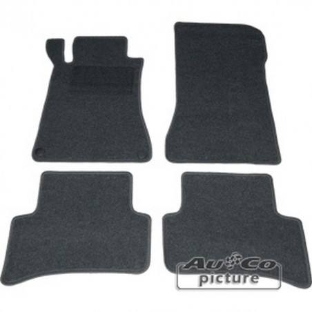 Tapis de sol textile de AuCo pour Mercedes Classe C (W203)