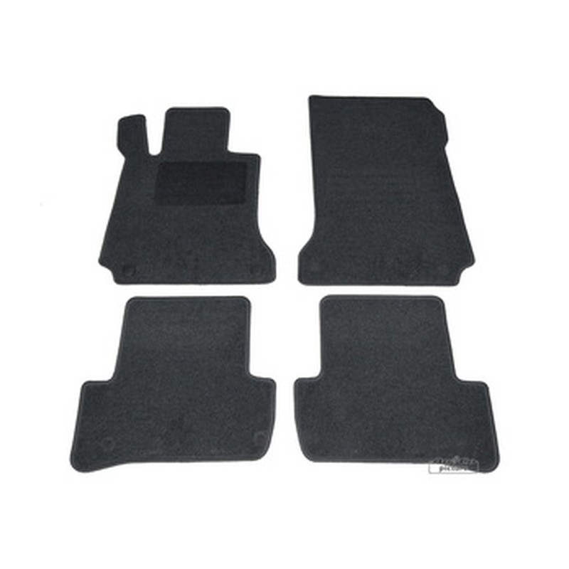 Tapis de sol textile de AuCo pour Mercedes Classe C (W204/S204)