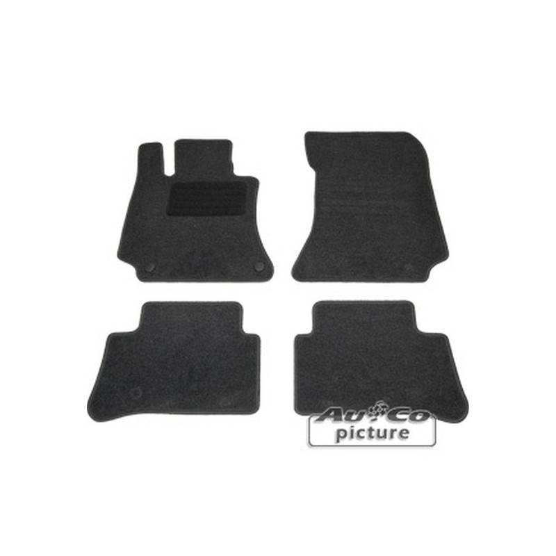 Tapis de sol textile de AuCo pour Mercedes Classe E (W212) / CLS (C218)