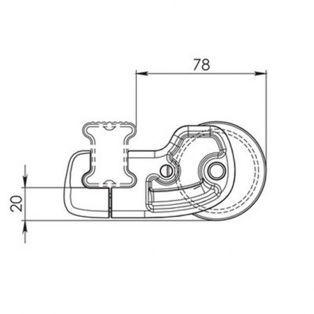 NORDRIVE KARGO Rouleau / chargeur (96 cm) pour Barres de toit NORDRIVE KARGO Rouleau / chargeur (96 cm) pour Barres de toit