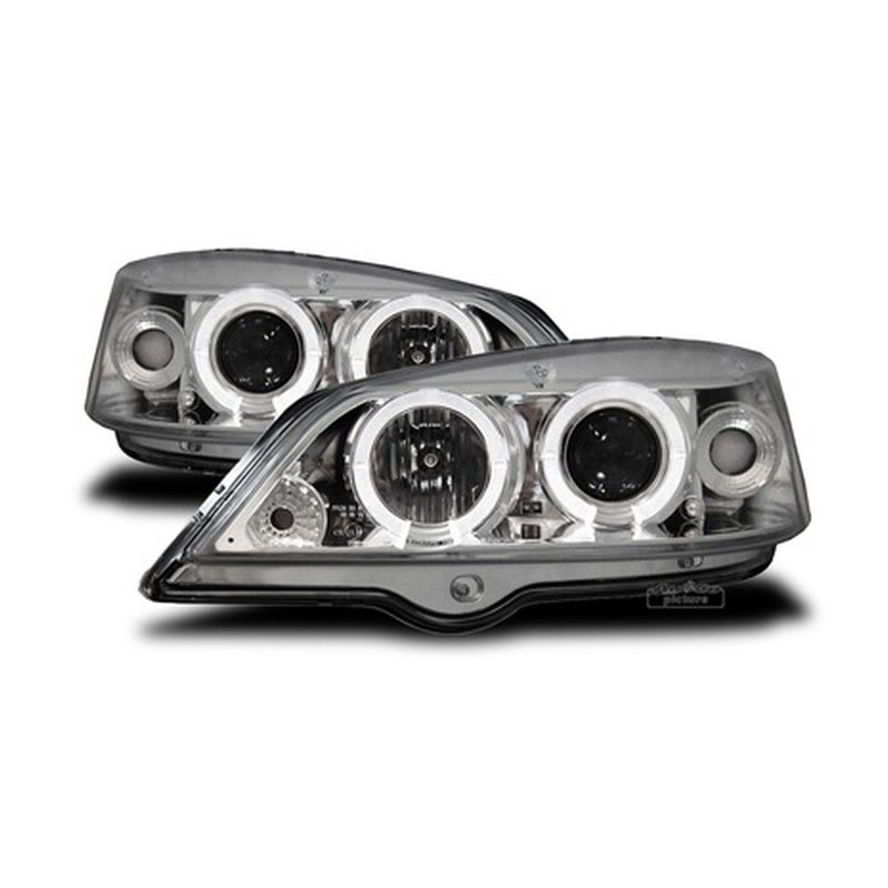 Projecteurs  avec Angel Eyes  Opel Astra (G)