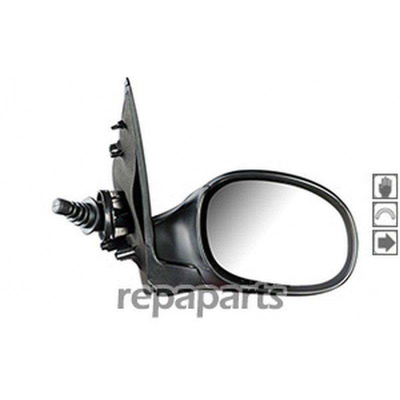 Rétroviseur extérieur Peugeot 206 droite Rétroviseur extérieur Peugeot 206 droite