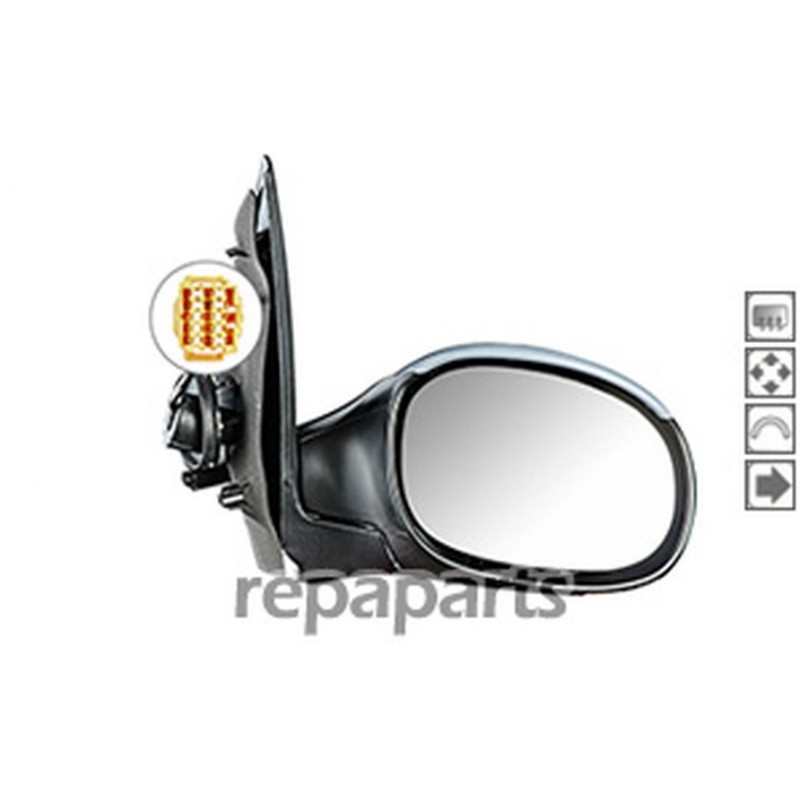 Rétroviseur extérieur Peugeot 206 droite Rétroviseur extérieur Peugeot 206 droite