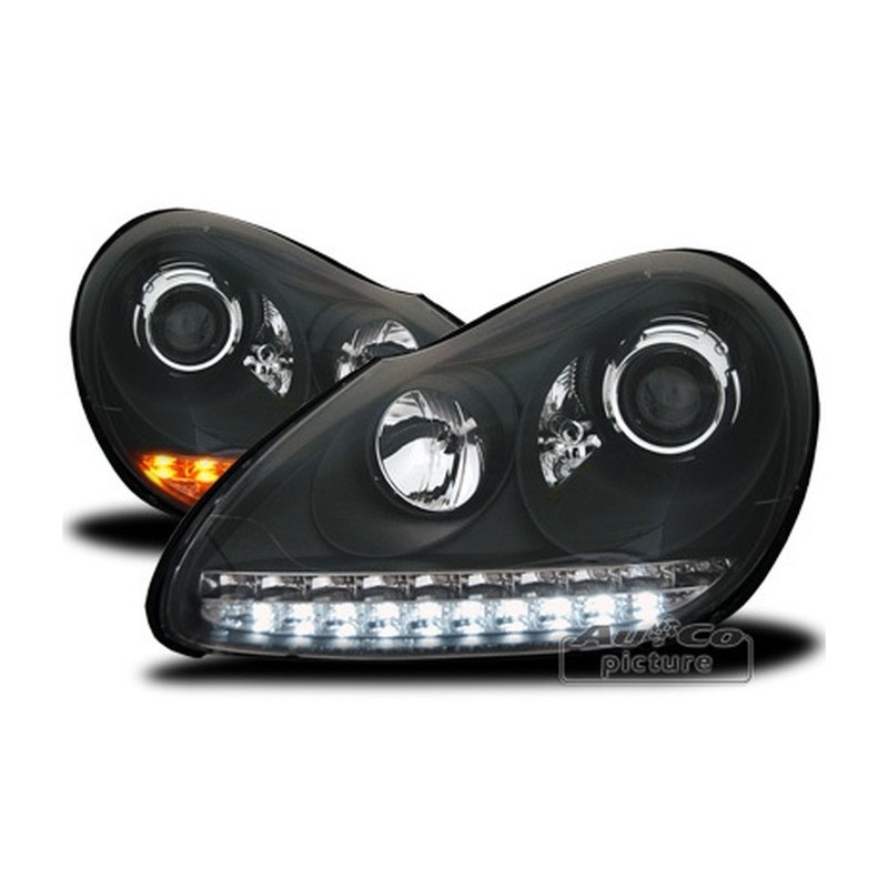 Projecteurs Xénon avec LED Optique Feux Diurnes Porsche Cayenne (9PA)