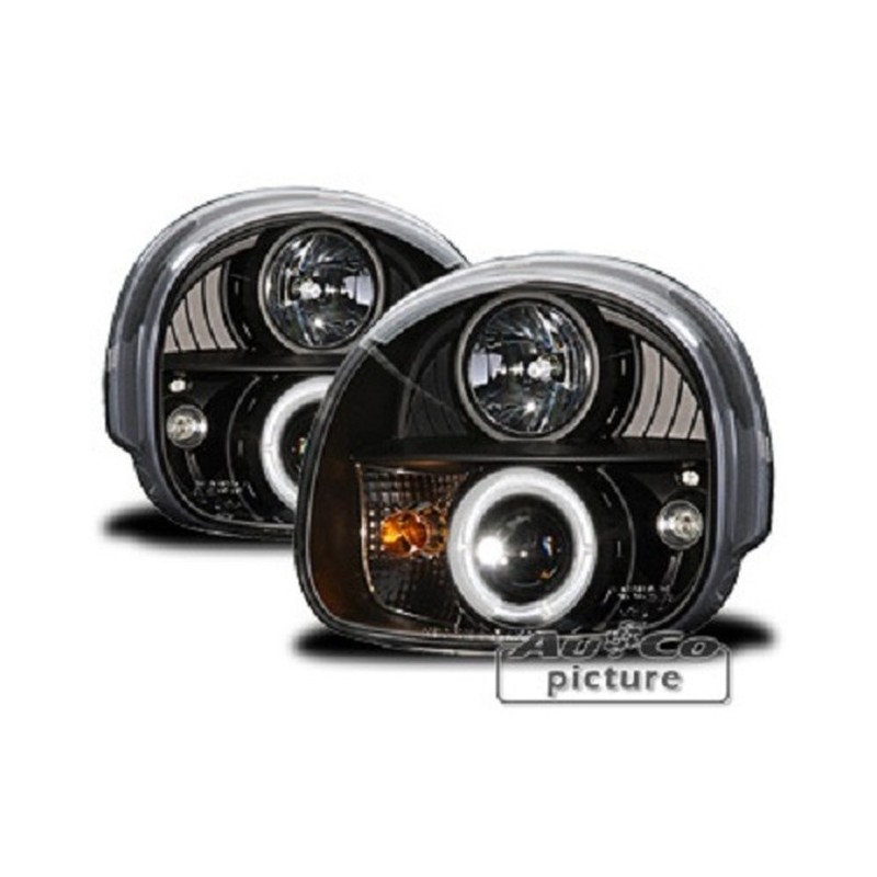 Projecteurs  avec Angel Eyes  Renault Twingo
