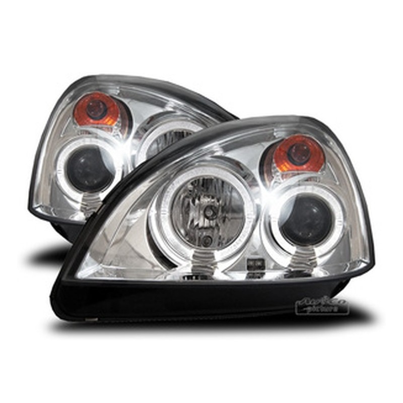Projecteurs  avec Angel Eyes  Renault Clio (II / 2)