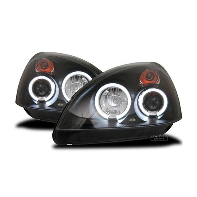 Projecteurs avec Angel Eyes pour RENAULT CLIO (2)