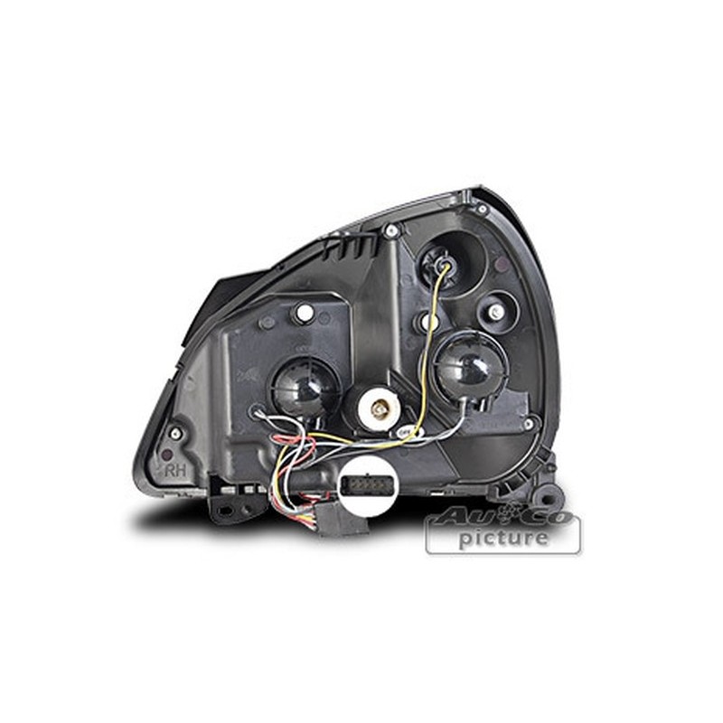 Projecteurs avec Angel Eyes pour RENAULT CLIO (2)