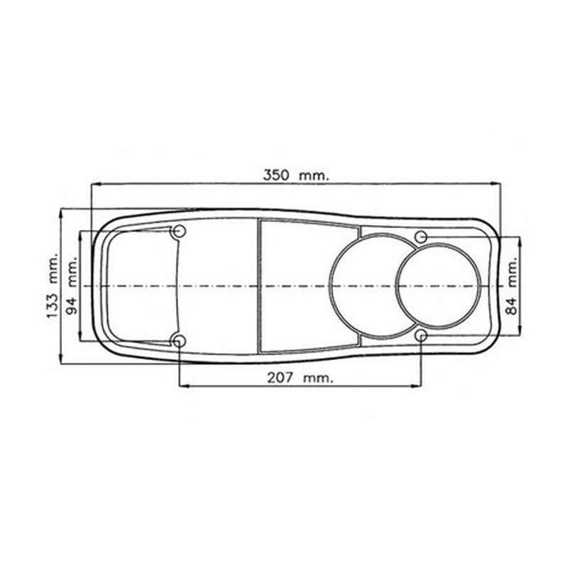 Feu Arrière Renault Maxity / Nissan Cabstar F24
