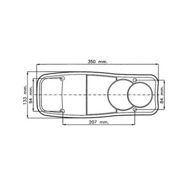 Lentille Renault Maxity / Nissan Cabstar F24