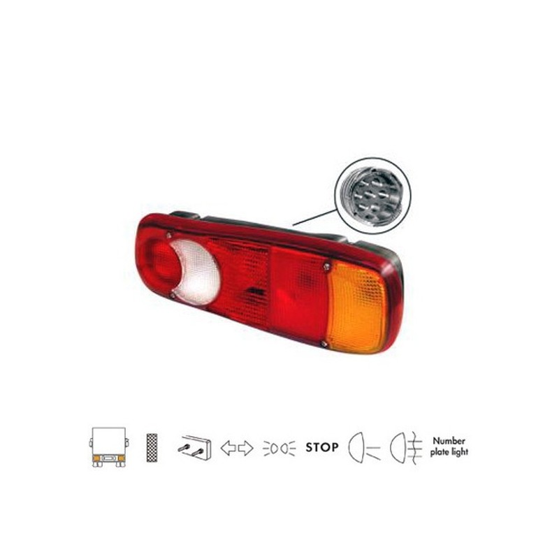 Feu Arrière Renault Maxity / Nissan Cabstar F24